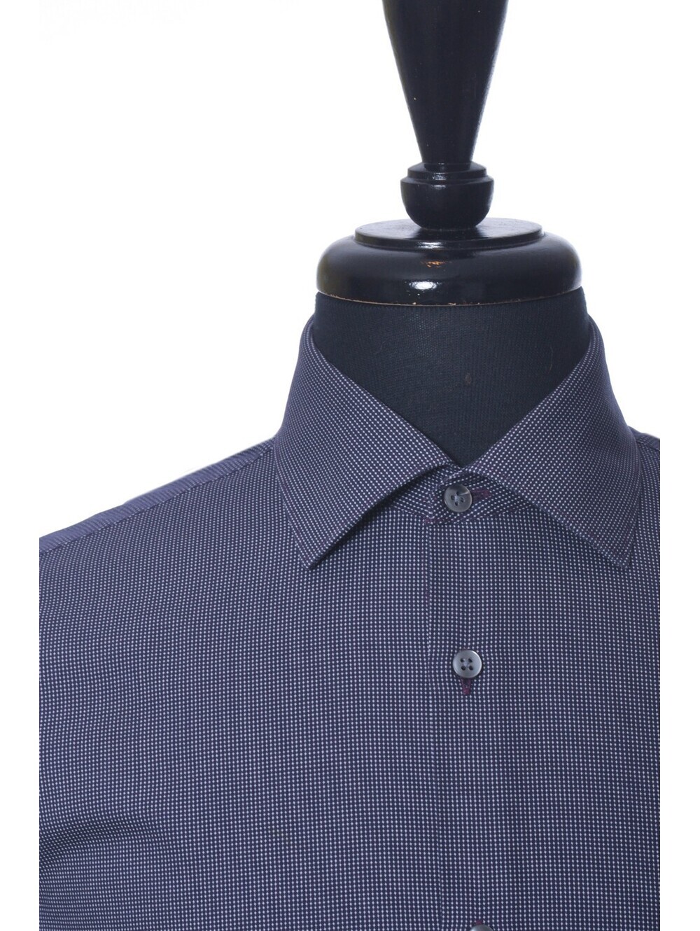 John Varvatos Luxe Purple Dotted Twill Dress Shirt 15.5 38262